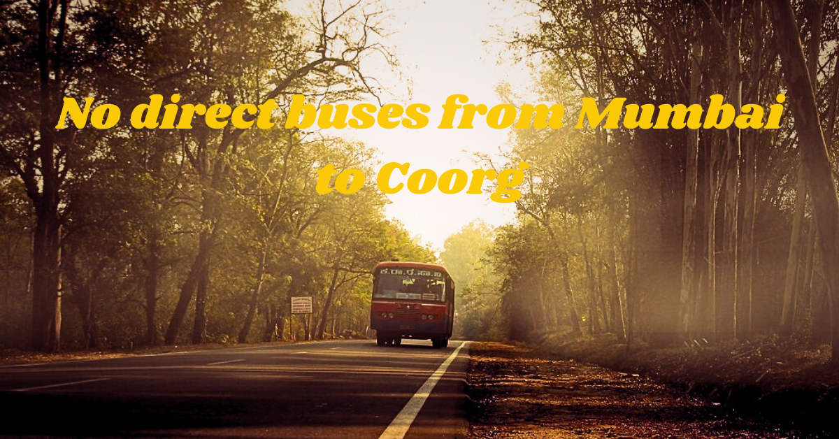 how to reach coorg from mumbai